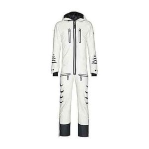 Bogner Ski Suit, One Piece, Onsie - White - Medium-Large for women, S-M for men